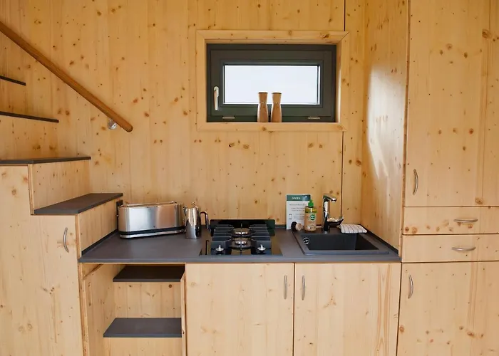 Tiny House Nature 10 Innenlage - Tiny Village Harlesiel * 卡罗利嫩西尔